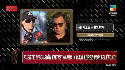 La discusión entre Wanda Nara y Maxi López se centró en que el exfutbolista no podía ver a sus hijos