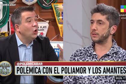 La discusión sobre el poliamor llegó a los gritos en entre Gastón Recondo y Jey Mammón