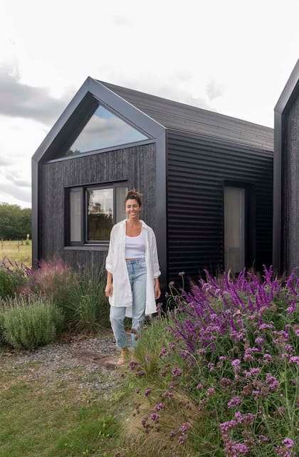 La diseñadora de interiores Carla Barconte.