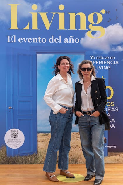 La diseñadora de interiores Flor Fasci y la estilista Daniela Rusak.