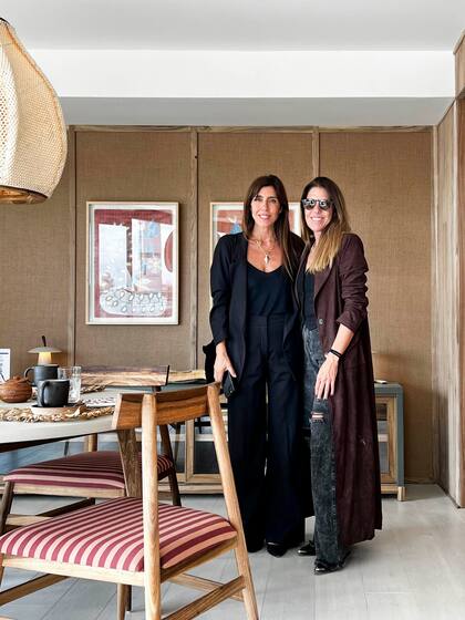 La diseñadora Dulce Cattaneo recibió a Sol Palou en el departamento de Talleres Sustentables.