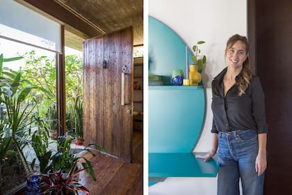 La diseñadora industrial Victoria D'Ornellas, a cargo del diseño del mobiliario fijo y gran parte del móvil en esta casa fascinante.