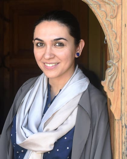 La diseñadora Maryam Omar