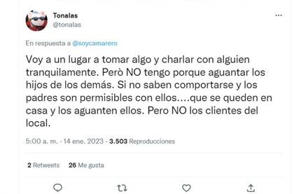 La disputa en redes entre la cliente de una confitería y el dueño de la misma: la opinión de los tuiteros