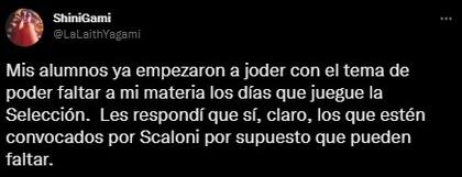 La divertida respuesta que se volvió viral. Fuente: Twitter