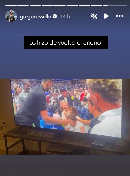 La divertido historia que subió Grego