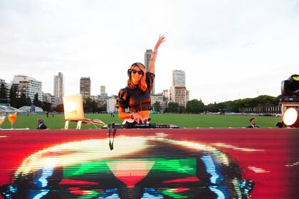 La dj. Puli Demaria pasó un set inolvidable.
