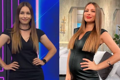 La "doble" de Pampita sorprendió en Bienvenidos a Bordo. (Crédito: captura video de El Trece)