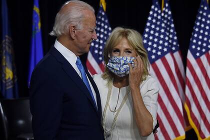 Biden y su mujer, en la Convención Demócrata
