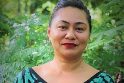 La doctora Seeseei Molimau-Samasoni, investigadora de la Organización de Investigación Científica de Samoa.