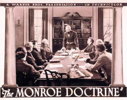 La Doctrina Monroe fue el tema de una película propagandística de 1896