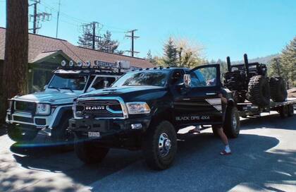 La Dodge RAM con un toque de la armada estadounidense