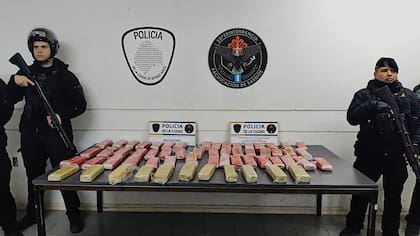 La droga secuestrada al hermano menor