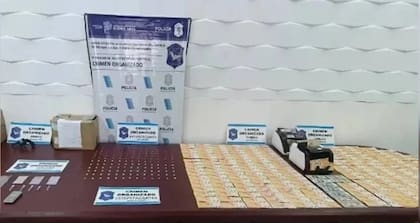 La droga y dinero que se le incautó al exjugador de Aldosivi