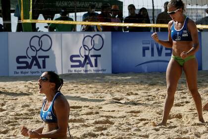 La dupla argentina festeja en Phuket