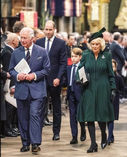 La duquesa Camila de Cornualles junto al príncipe Carlos