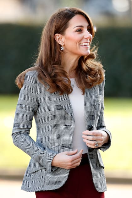 La duquesa de Cambridge Kate Middleton también suele elegir el estampado