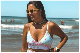 Belu Lucius fue criticada por dejar a sus hijos en la colonia para irse a la playa y su respuesta fue picante