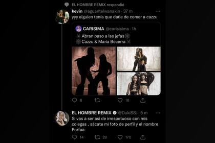 La dura respuesta de Duki a un que criticó a Cazzu