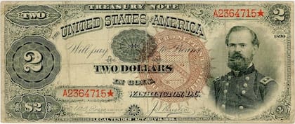 La edición de 1890 del billete de US$2 podría valer miles de dólares