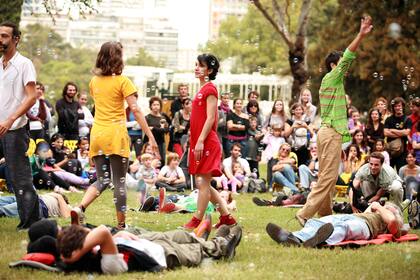 La edición de Ciudanza cuando se realizó en el Rosedal y en Parque Centenario