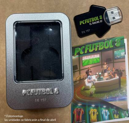 La edición especial para coleccionistas del PC Fútbol 8