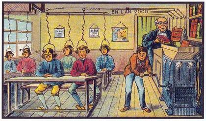 "La educación en el año 2000", según imaginaban en 1899