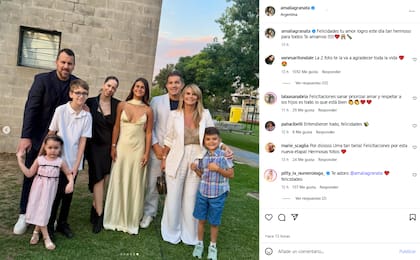 La egresada disfrutó de un día inolvidable junto a toda su familia y los usuarios de las redes celebraron el reencuentro (Foto: Instagram @amaliagranata)