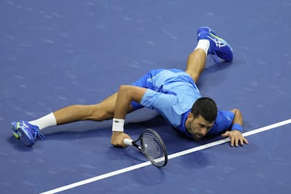 La elasticidad de Novak Djokovic demostrada en una imagen