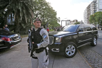 La embajada de Arabia Saudita rodeada por un fuerte operativo de seguridad