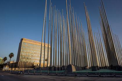 La Embajada de Estados Unidos en La Habana, Cuba, el 20 de julio de 2015