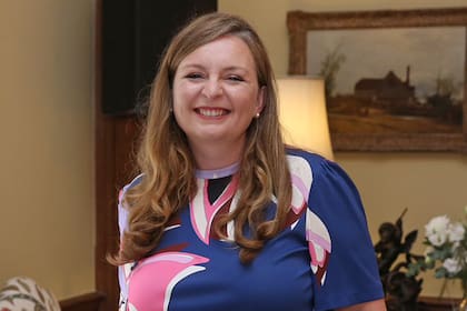 La embajadora británica en Buenos Aires, Kirsty Hayes