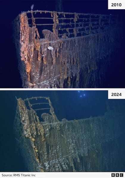 La embarcación se hundió en abril de 1912 después de hacer impacto contra un iceberg, resultando el la pérdida de 1500 vidas. (Foto: RMS Titanic Inc).