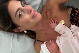 La emoción de Agustina Casanova tras convertirse en madre por primera vez