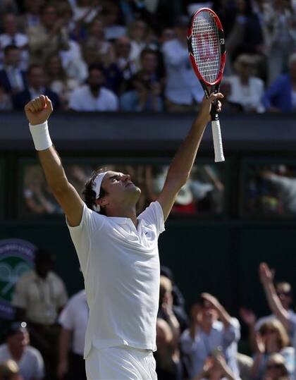 La emoción de Federer tras una victoria inolvidable