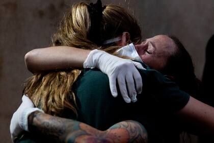 La emoción de las cuidadoras de la elefanta Mara durante el traslado