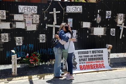 La emoción de los familiares