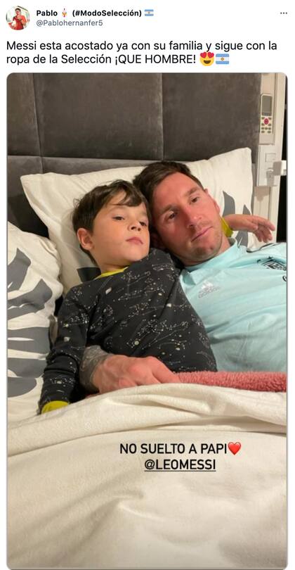 La emoción de los hinchas por la elección de Messi