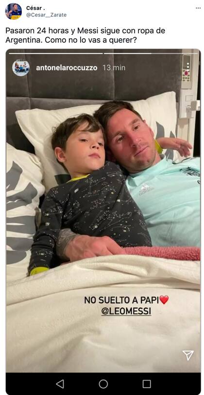 La emoción de los hinchas por la elección de Messi