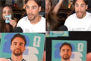 La desopilante reacción de Nicolás Tagliafico cuando le tocó su figurita del Mundial