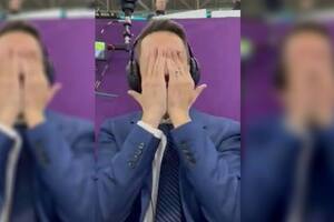 Un relator se quebró y anunció entre lágrimas el final de Argentina y Croacia