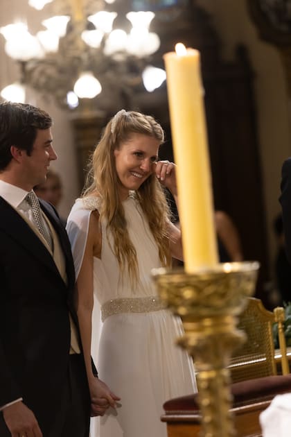La emotiva ceremonia fue oficiada por el sacerdote Martin Bracht.