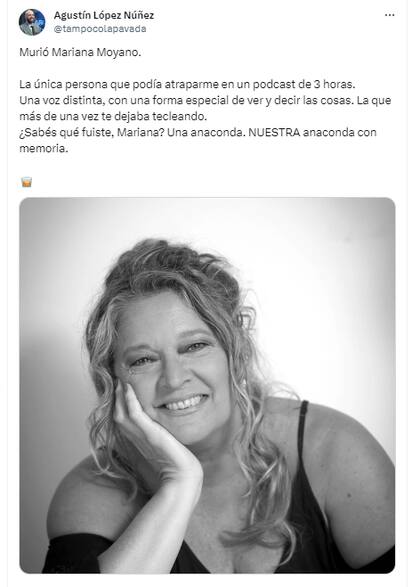 La emotiva dedicatoria de su compañero