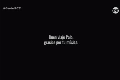 La emotiva despedida a Palo Pandolfo en los Premios Gardel 2021