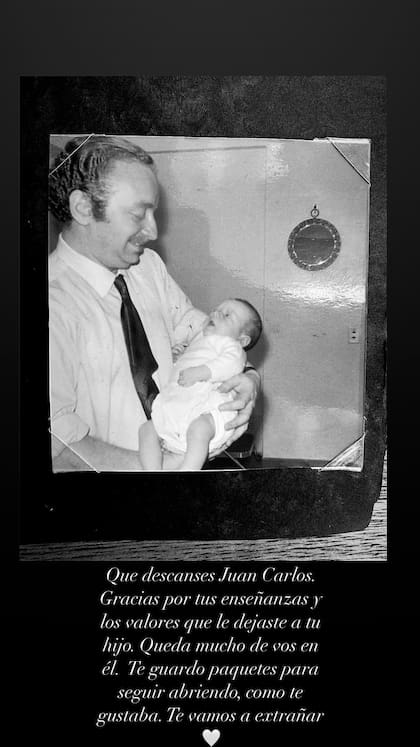 La emotiva despedida de Florencia Suárez a Juan Carlos Kusnetzoff