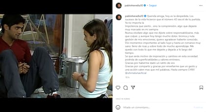 La emotiva despedida de Pablo Heredia a Silvina Luna