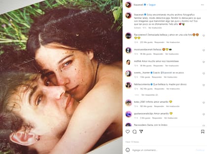 La emotiva foto de Gustavo Cerati y Cecilia Amenábar que compartió su hija, Lisa (Foto: Instagram @lisacerati)
