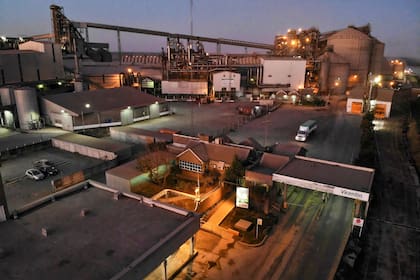 La planta de la empresa agroexportadora Vicentin, intervenida por el gobierno nacional