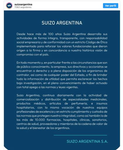 La empresa asegura estar a plena disposición de los organismos de control y cualquier poder del Estado