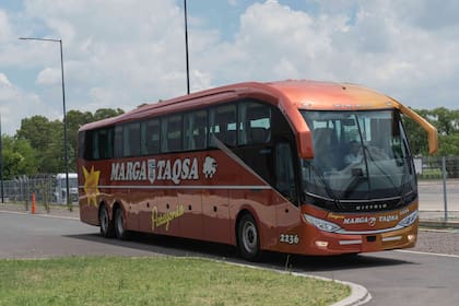 La empresa Marga Taqsa de Santa Cruz fue la primera en sumar un Bus de 15 metros con los nuevos sistemas de seguridad